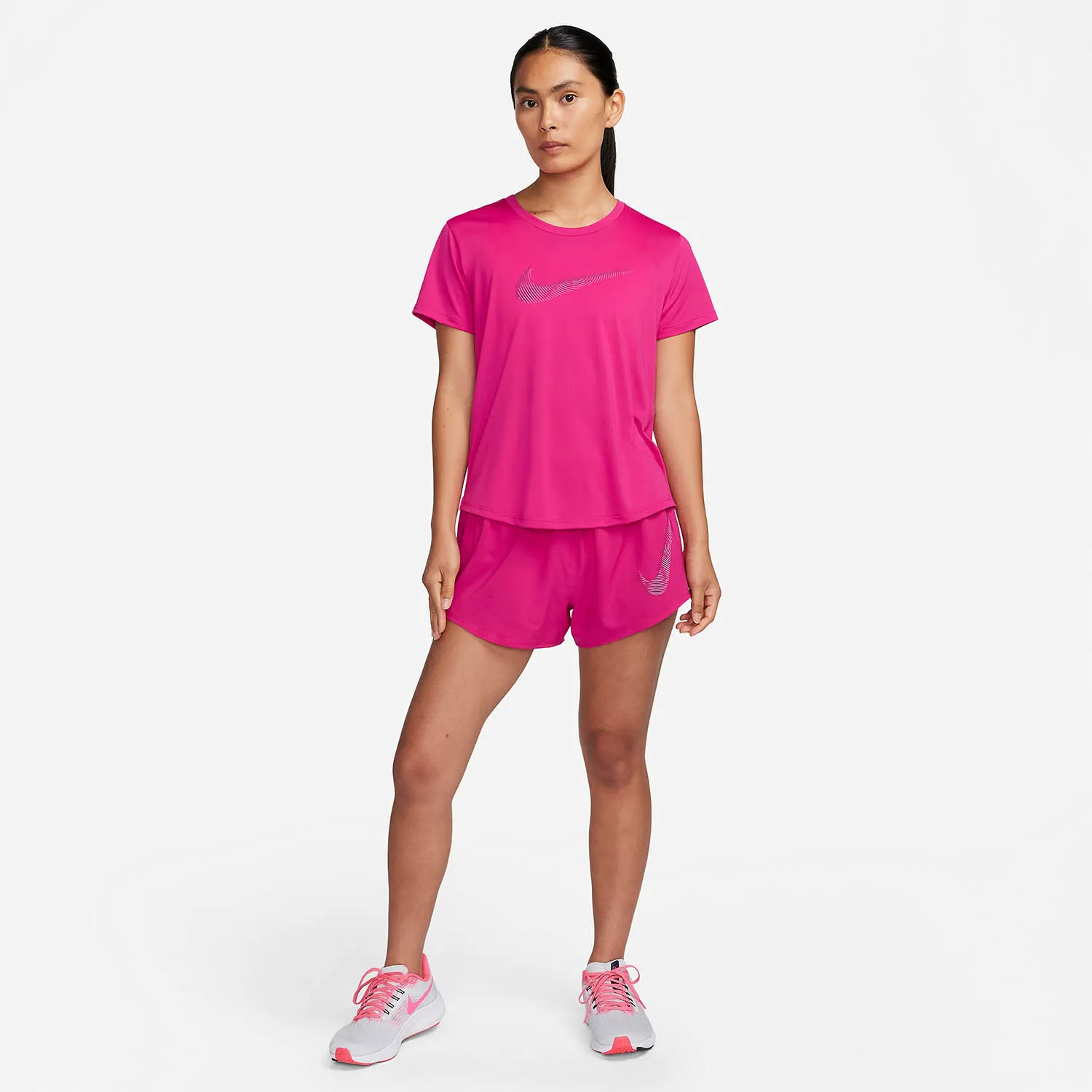 Nike Dri-FIT Swoosh Maglietta  Fireberry