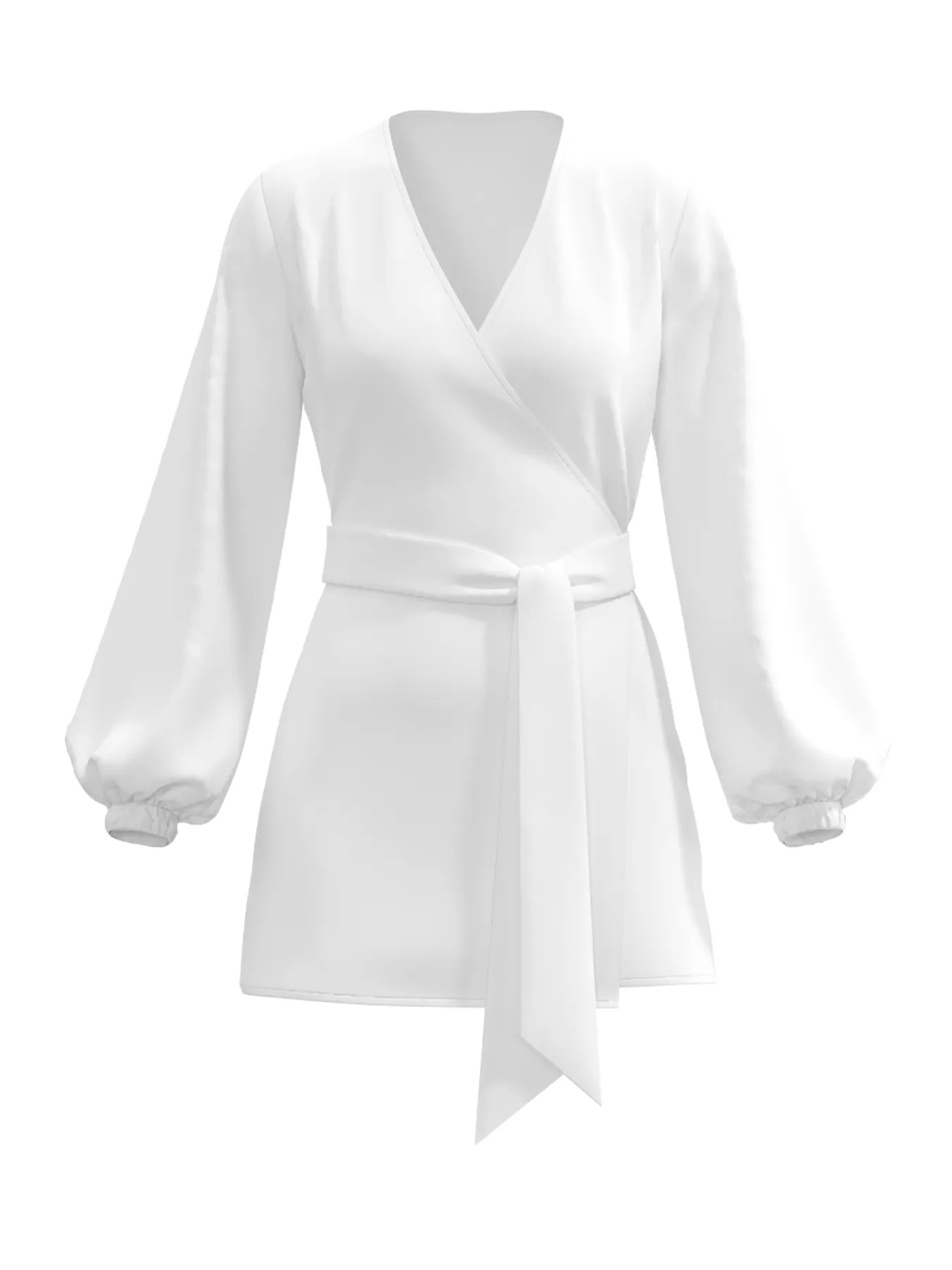 Nina Top - Solid Blanc