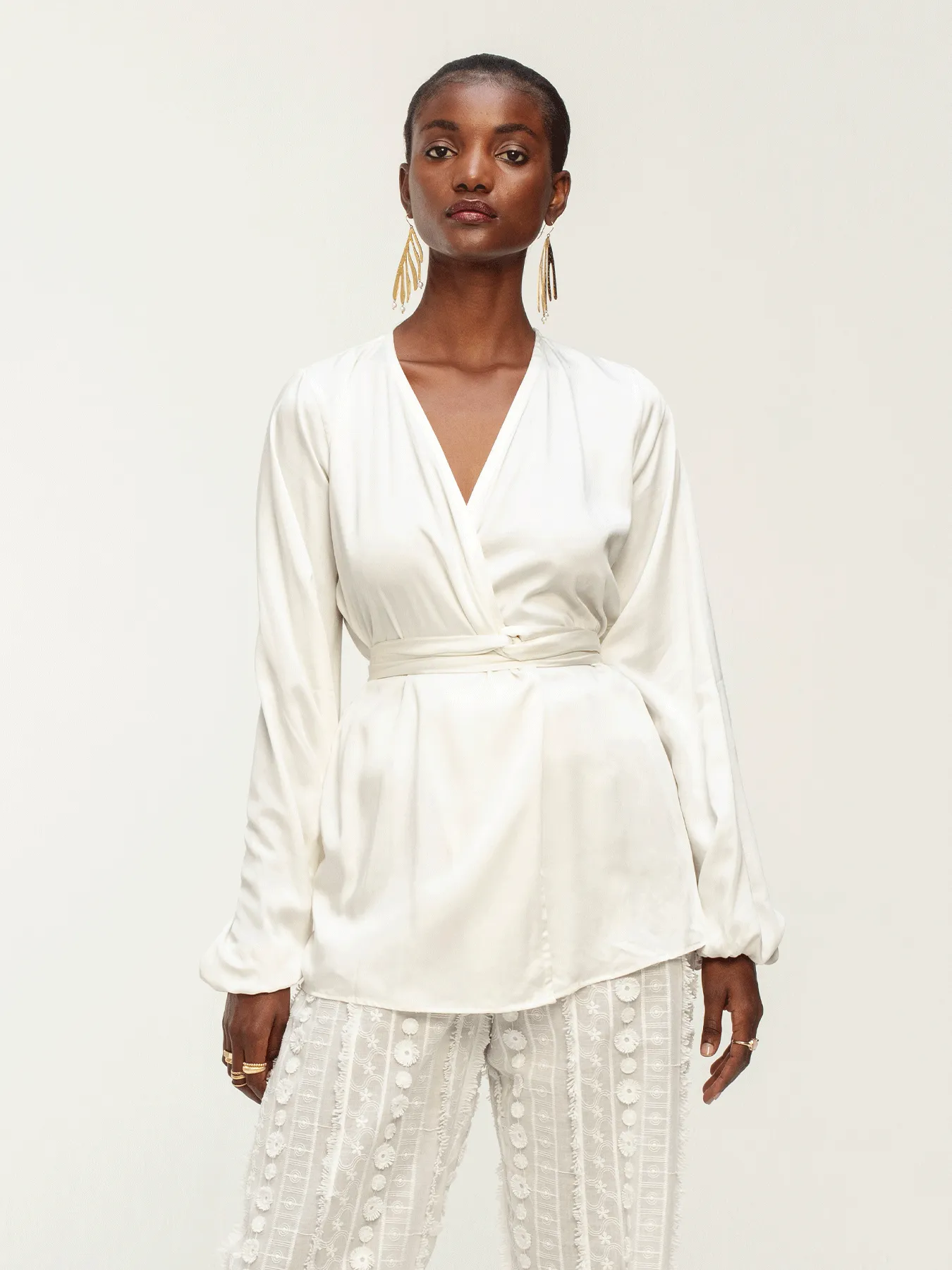 Nina Top - Solid Blanc