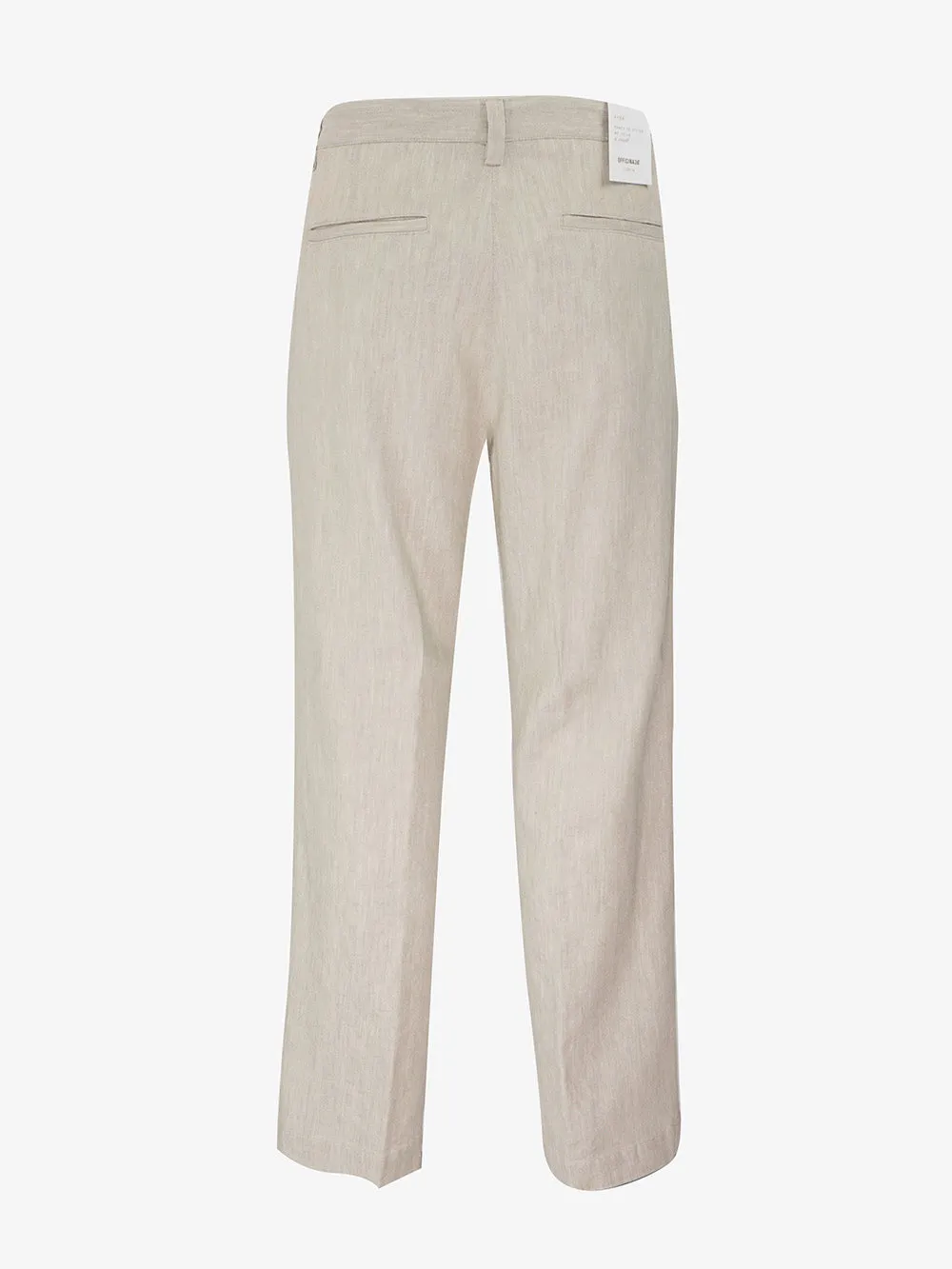 Officina 36 - Pantalone con pinces e tasche a filo