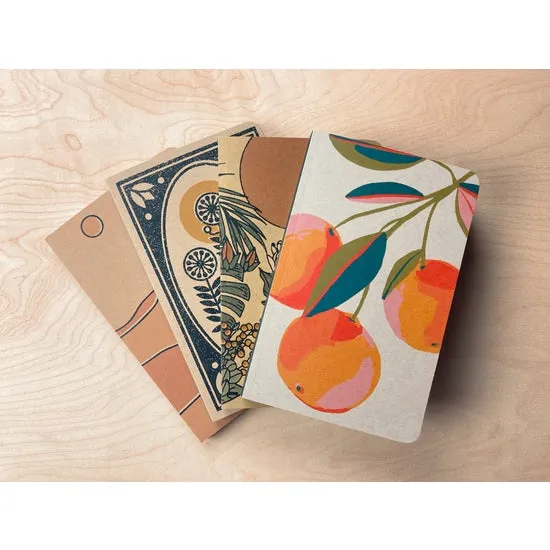 Orange Grove Kraft Layflat Notebook