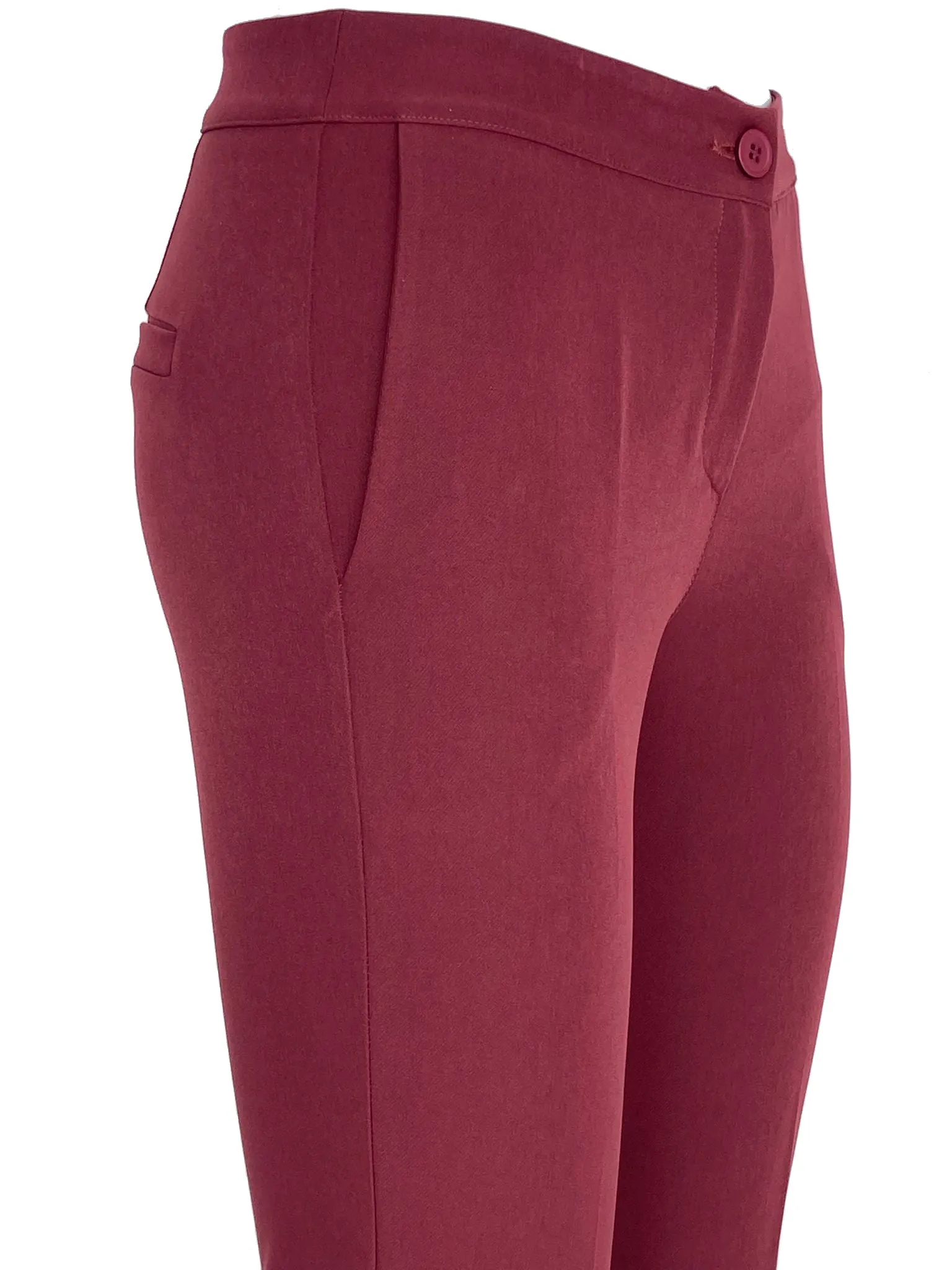 PANTALONE DONNA BORDEAUX