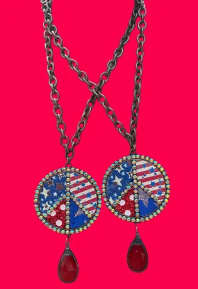 Patriotic Peace Necklace - Gypsy South