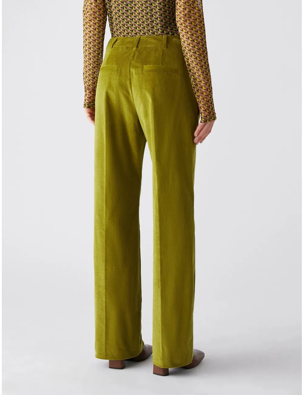 Pennyblack - Pantaloni in velluto a coste verde