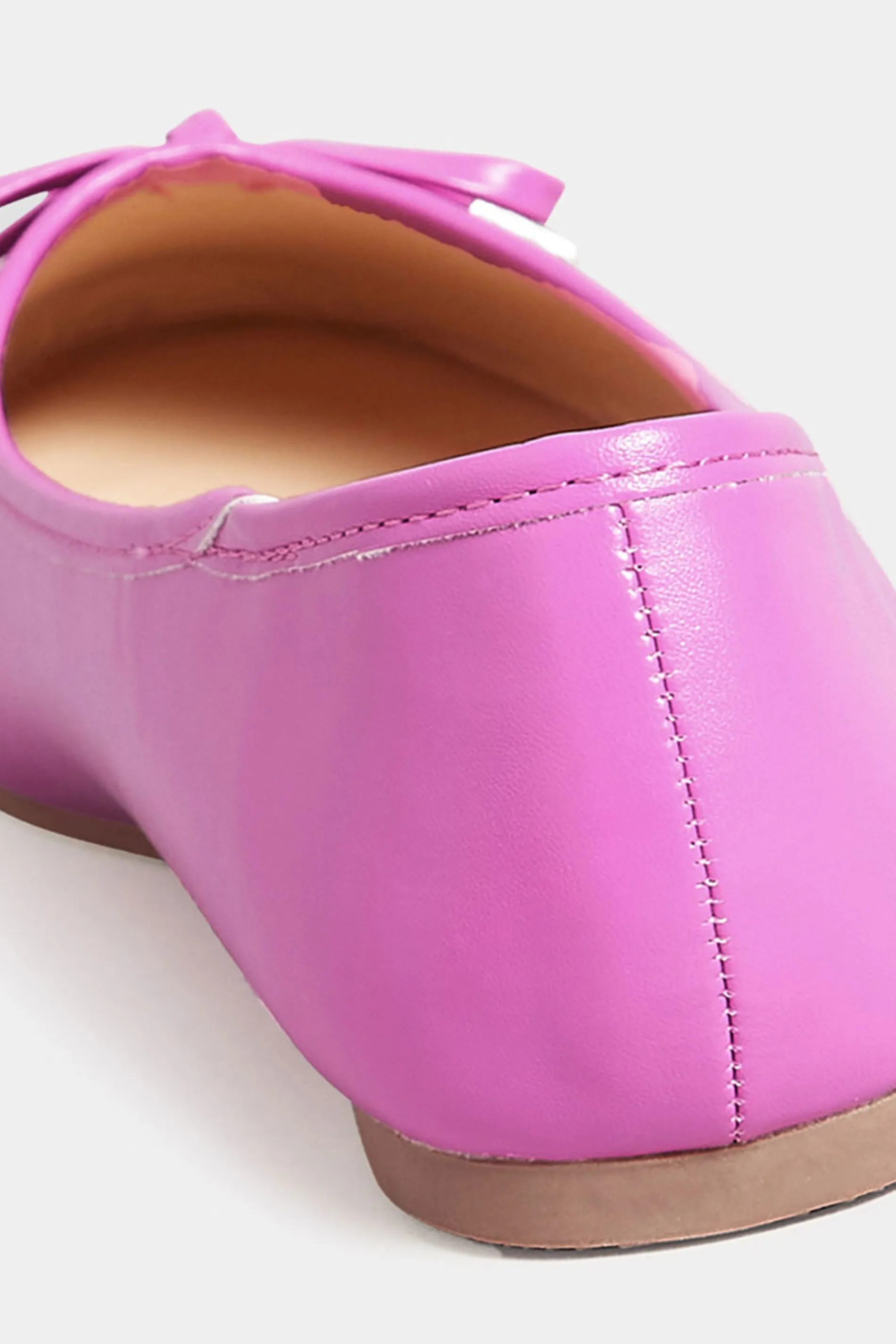 Pink Ballerina Pumps In Wide E Fit & Extra Wide EEE Fit