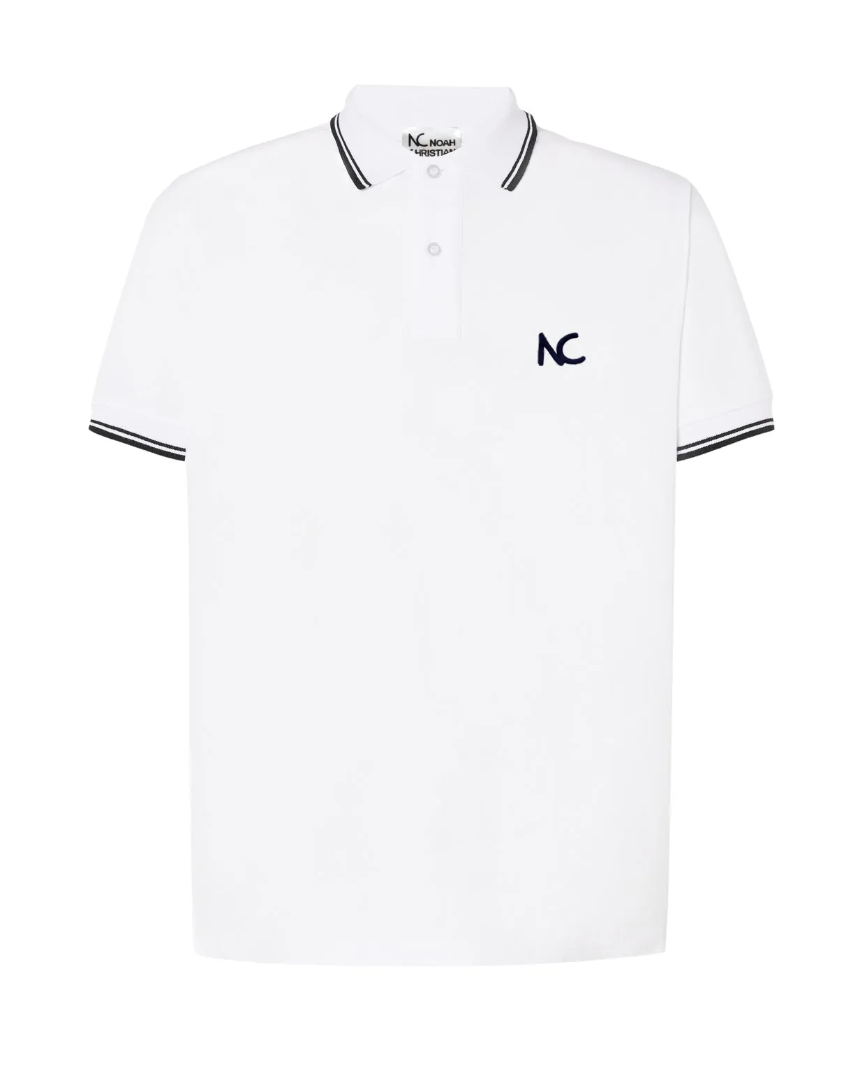 POLO CLASSIC FIT - WHITE/BLUE