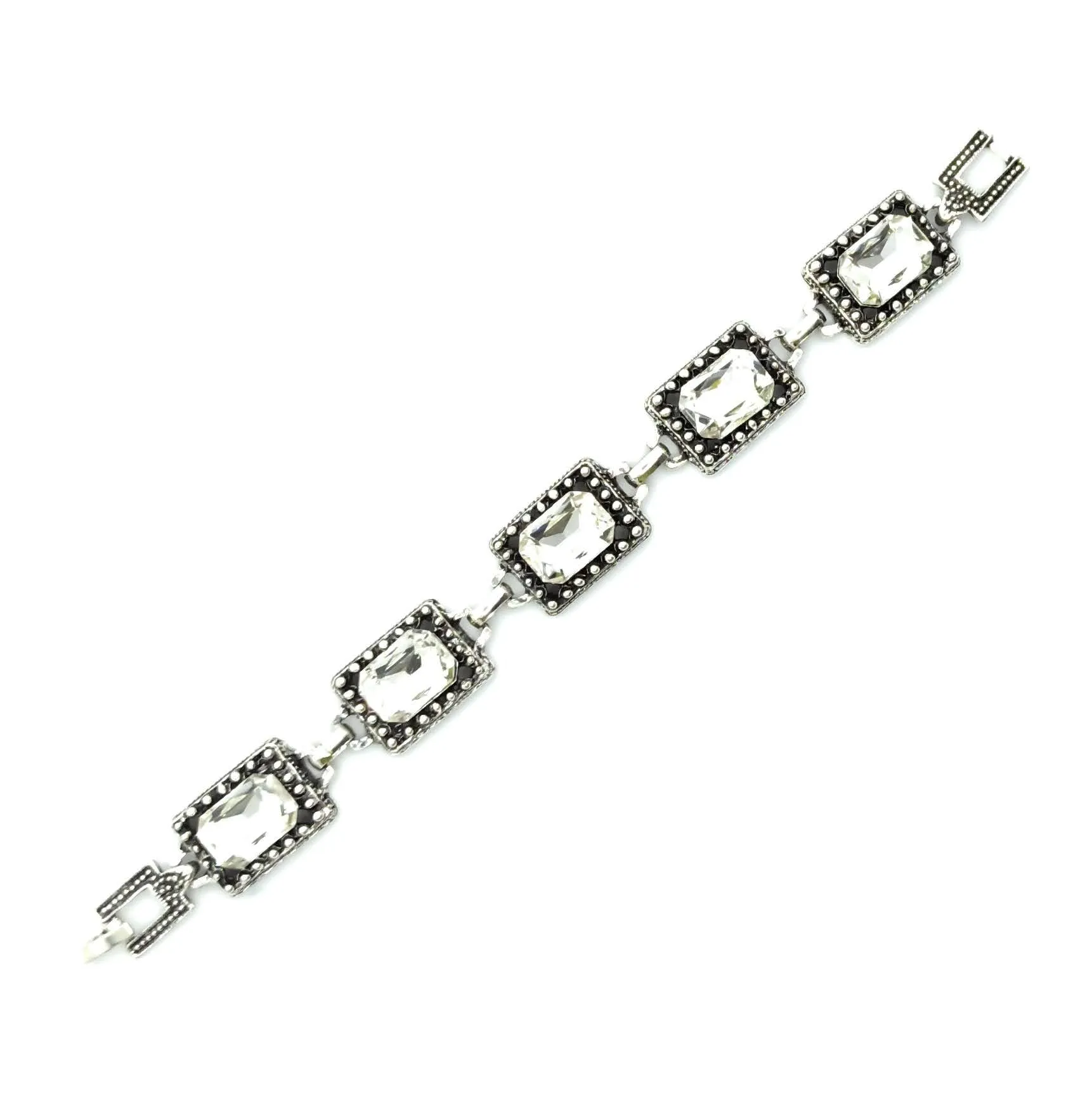 Pulsera Cristales · Blanco (última unidad!)