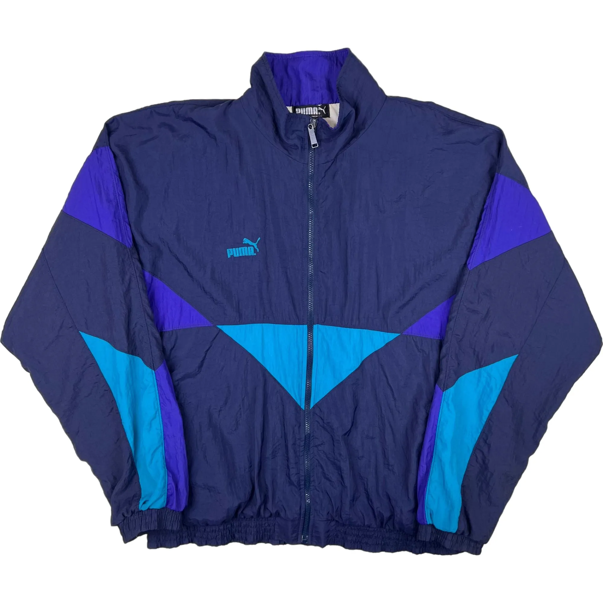 Puma 90's Colourblock Track Jacket Navy