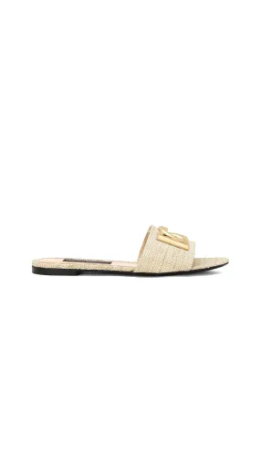 Raffia Sliders - Neutral