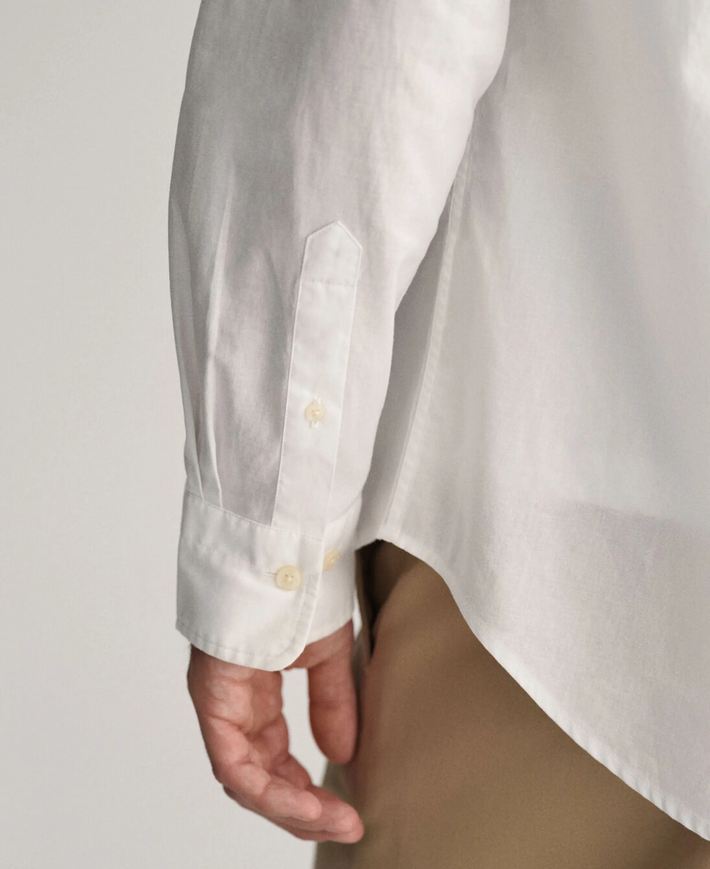Regular Fit Cotton Linen Shirt                             White