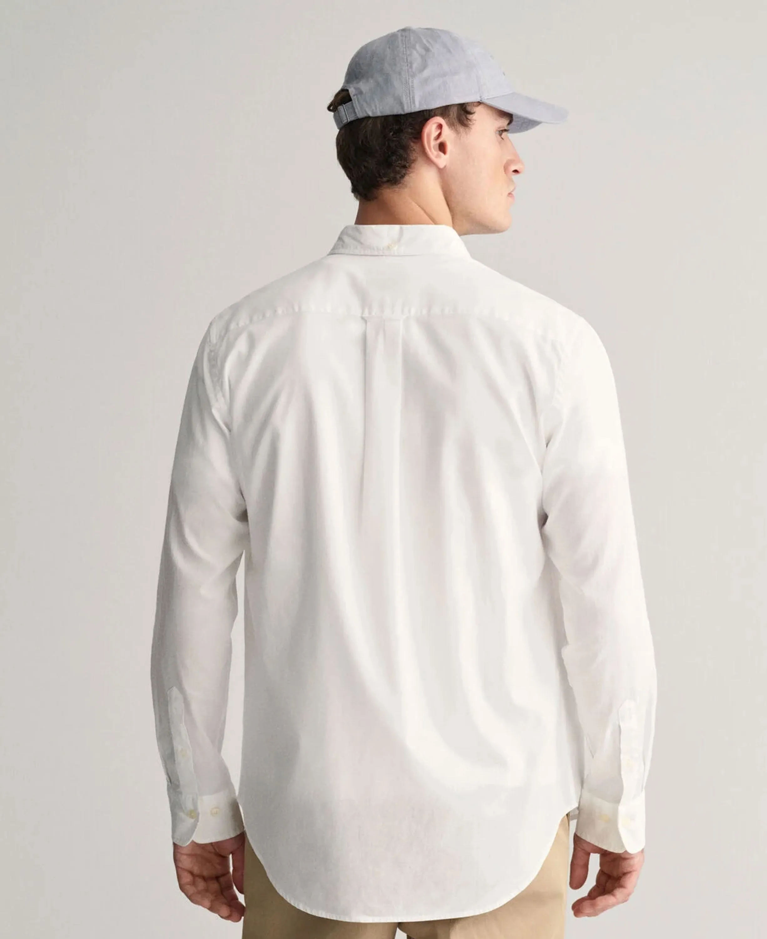 Regular Fit Cotton Linen Shirt                             White
