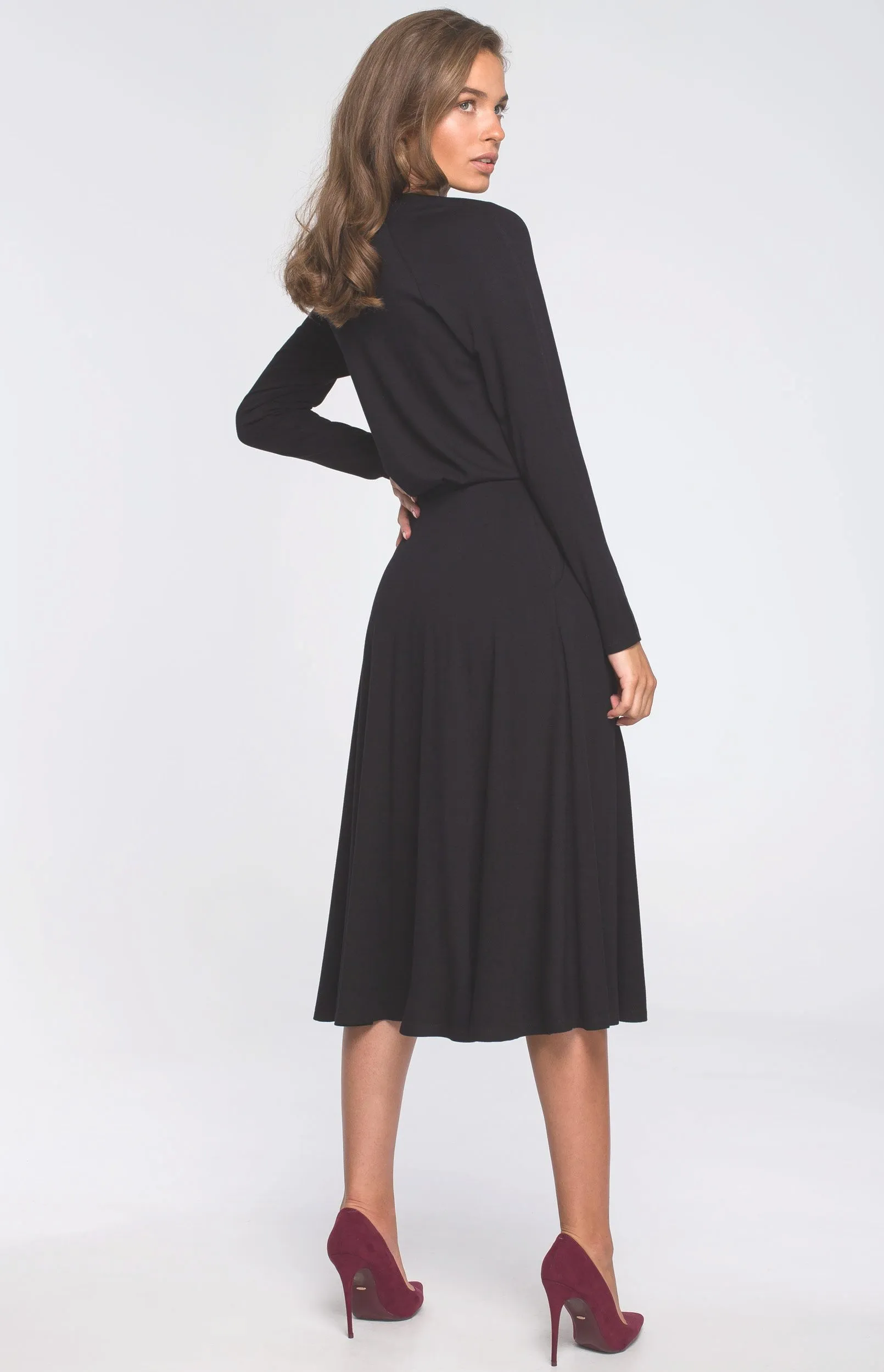 Robe fit and flare noire