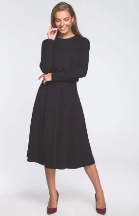 Robe fit and flare noire