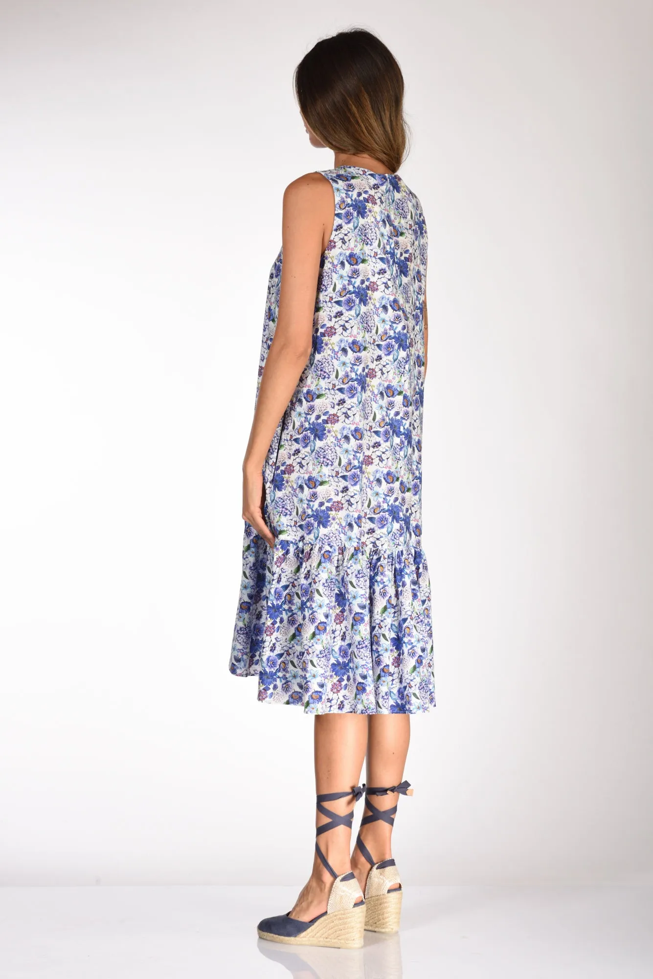 Robert Friedman Abito Stampato Blu/bianco Donna