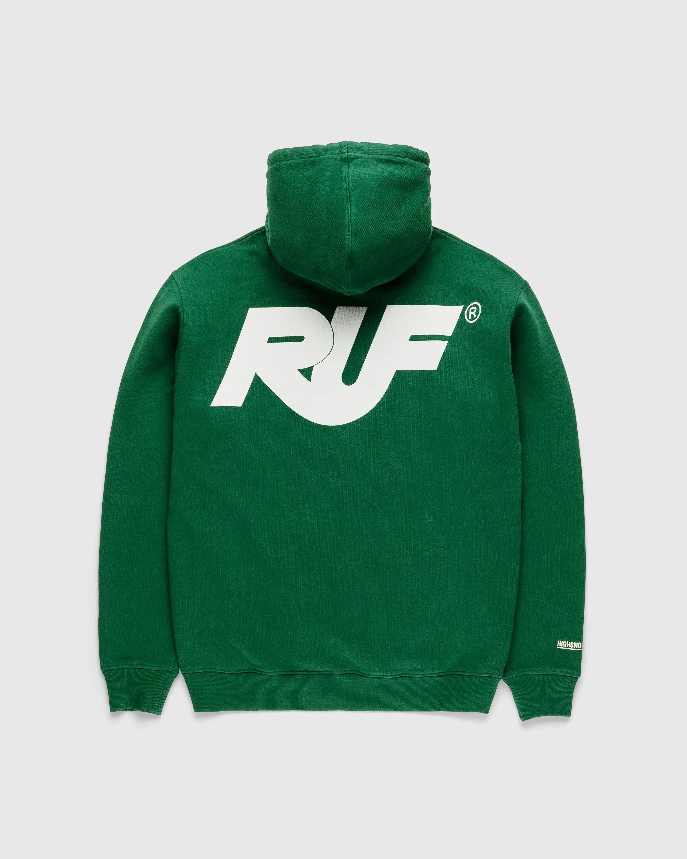 RUF x Highsnobiety – Logo Embroidered Hoodie Green | Highsnobiety Shop