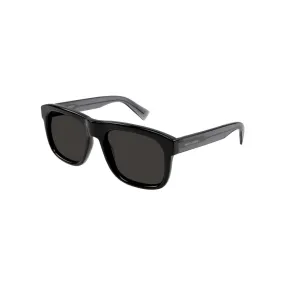 Saint Laurent Sunglass Man Black Grey Black SL 558-003