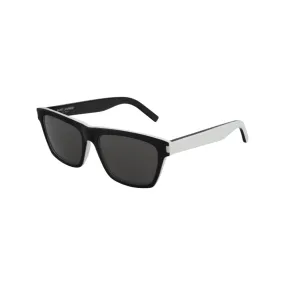 Saint Laurent Sunglass Man Black White Grey SL 274-004