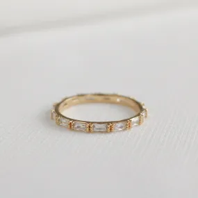 Slim Baguette Eternity Ring