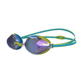 Speedo Junior's Vengeance Mirror Swimming Goggle (Green/Blue)