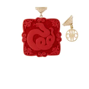 Square Snake Cinnabar Tag