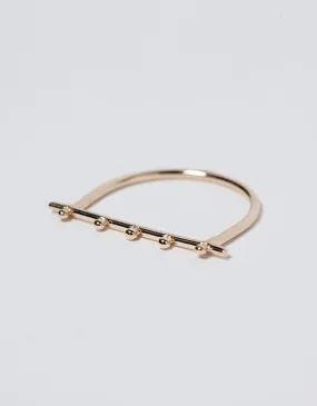 Stick and Granules Ring