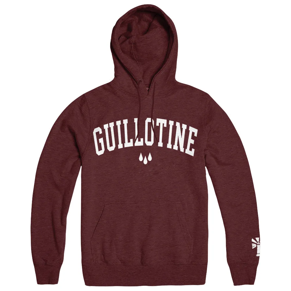 STRAY FROM THE PATH Guillotine - Burgundy Hoodie