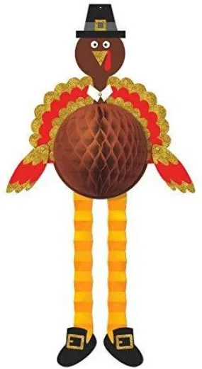 Thanksgiving Joker Hanging Honeycomb Party Decoration