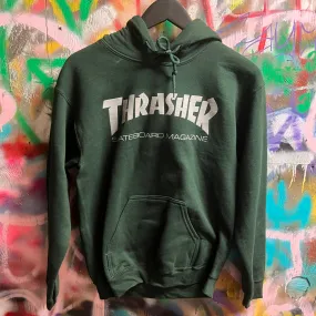 THRASHER SKATE MAG HOODIE GREEN