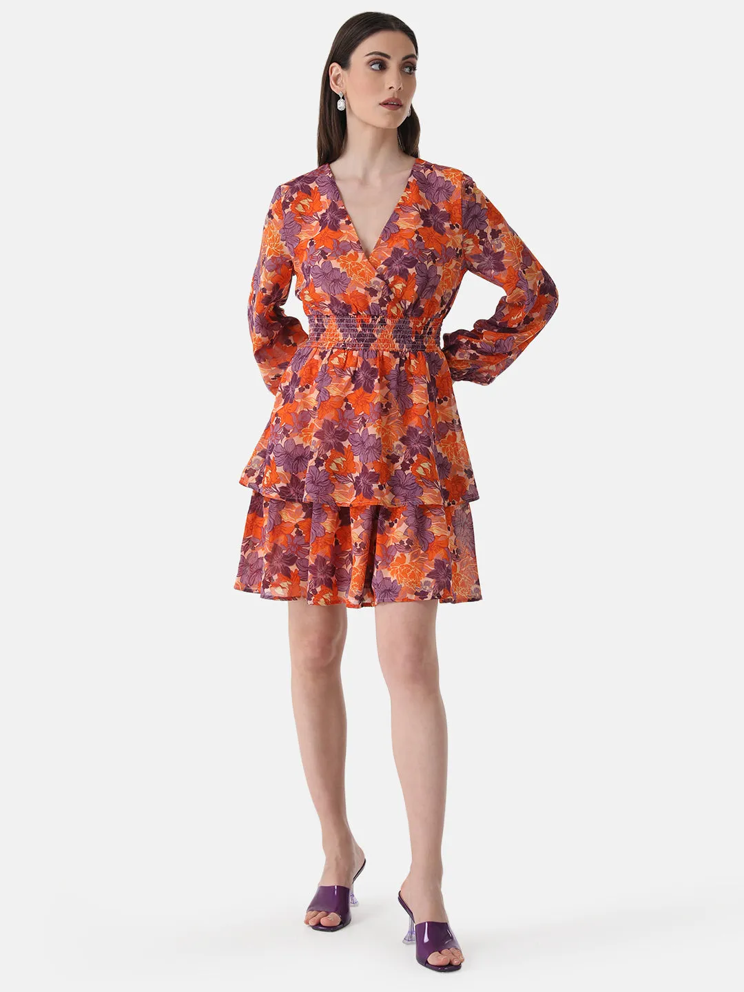 Tiered Mini Dress