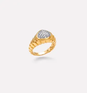 Timo Pavé Diamond Ring