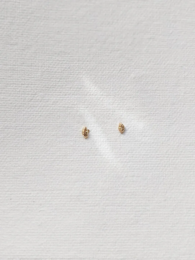 Tiniest Leaf Studs