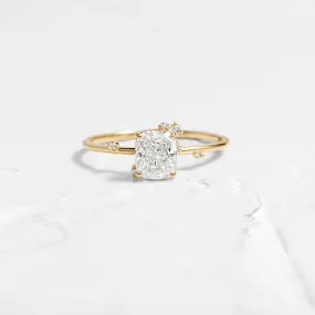 To A Flame Ring, Cushion Cut
