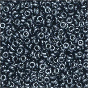 Toho Demi Round Seed Beads, Thin 11/0 (2.2mm) Size, 7.8 Grams, #81 Metallic Hematite
