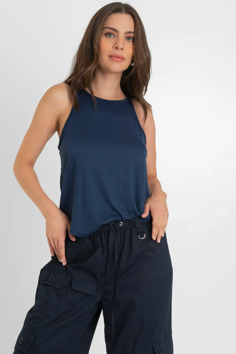 Top halter con tirantes