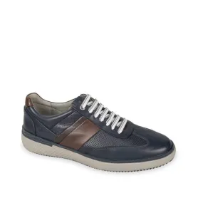 Valleverde 360993 Scarpe Uomo Stringate in Vera Pelle Blu