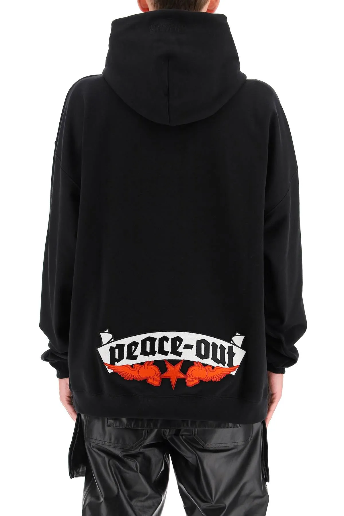 Vetements Graphic Printed Drawstring Hoodie