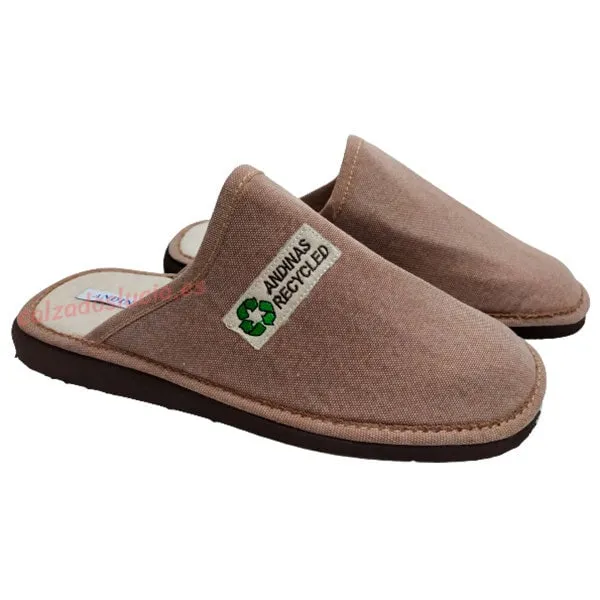 Zapatilla casa verano puntera cerrada Recycled Andinas